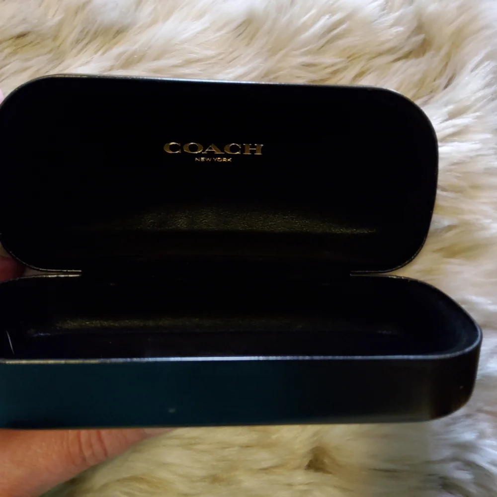 Coach Black Sunglasses Case GUC